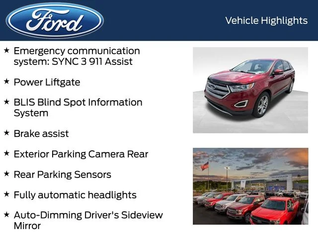 Used 2017 Red Ford Titanium image 8
