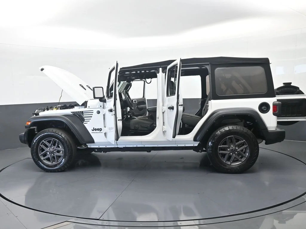 Used 2024 Bright White Clearcoat Jeep Sport S image 68