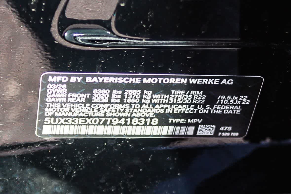 New 2026 Black Sapphire Metallic BMW xDrive40i image 27