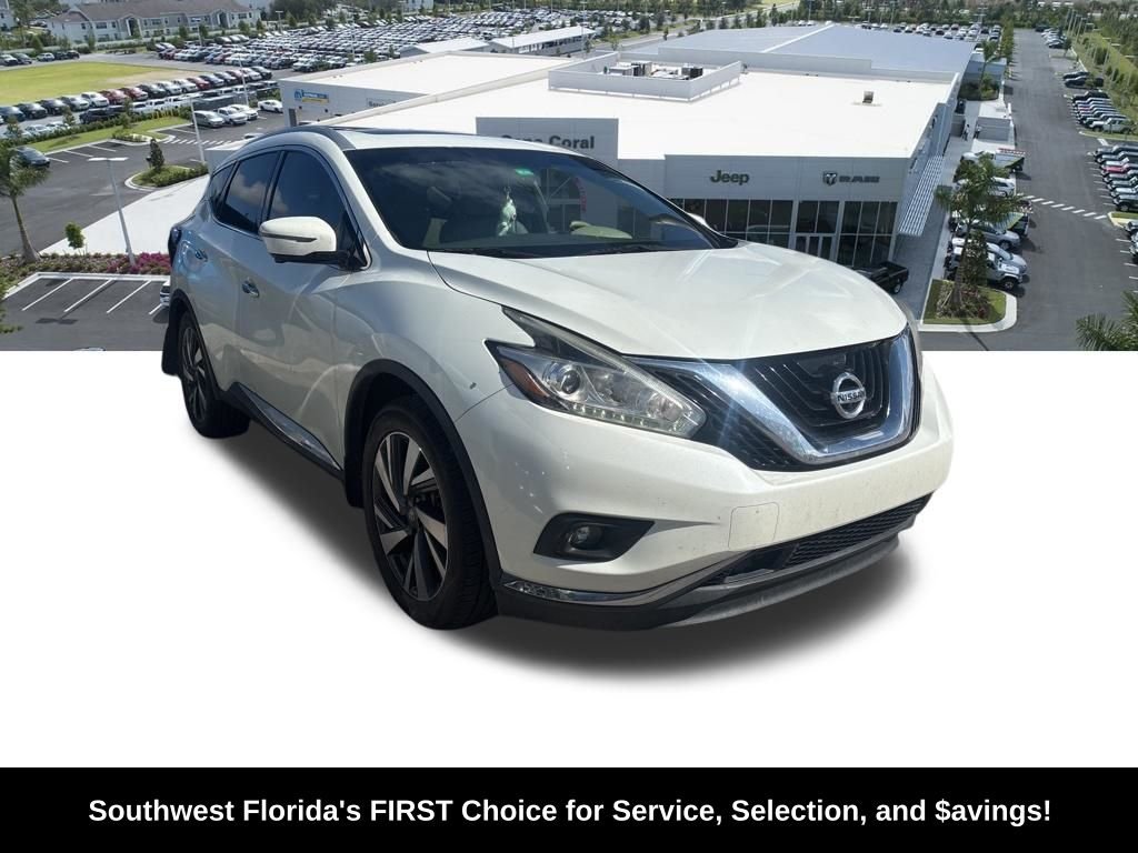Used 2017 Nissan Murano Platinum with VIN 5N1AZ2MG0HN167157 for sale in Cape Coral, FL