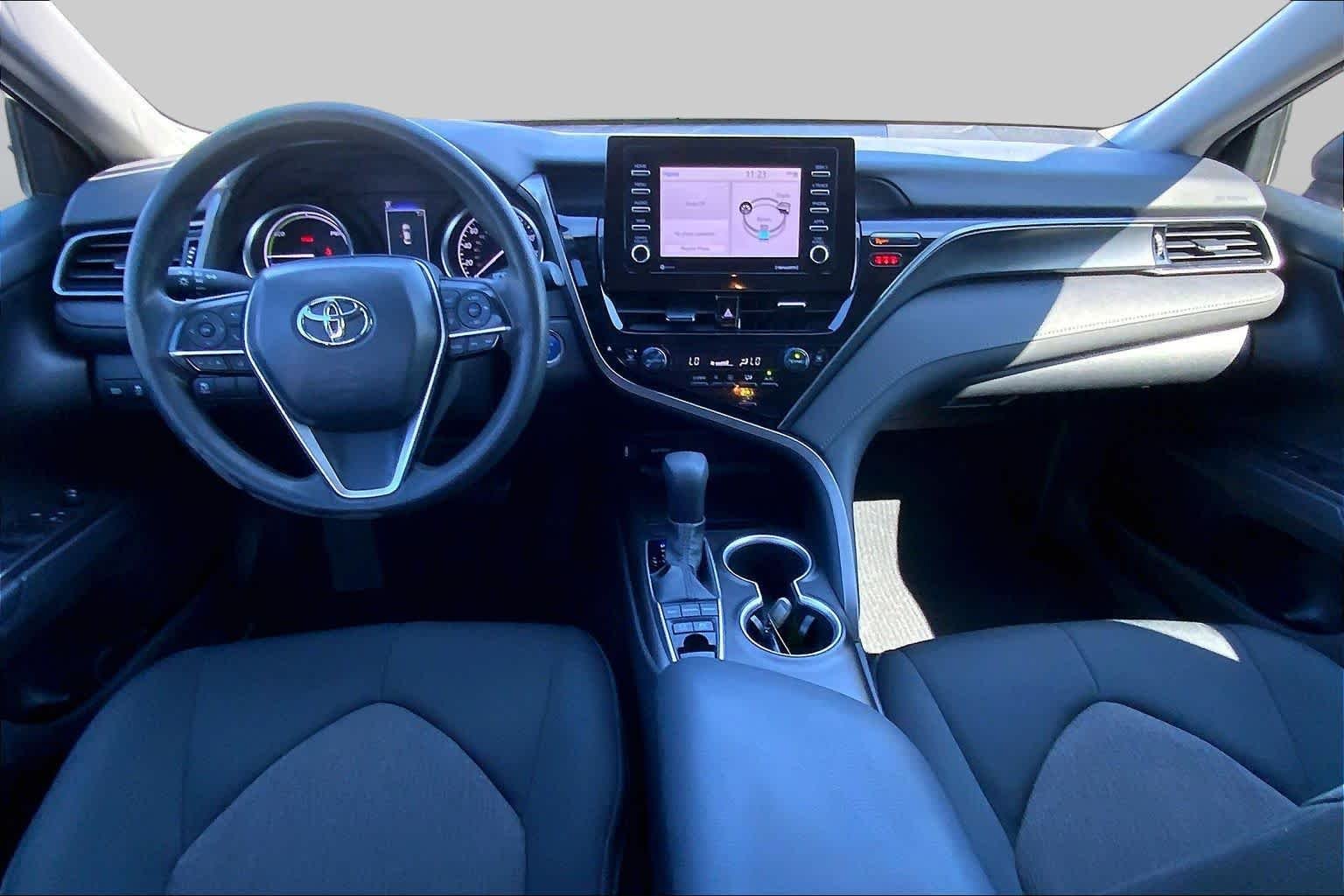 Used 2023 Midnight Black Metallic Toyota Hybrid LE image 16