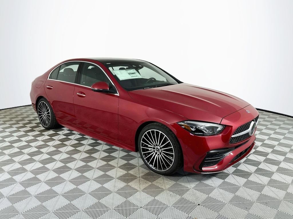 New 2026 MANUFAKTUR Patagonia Red Metallic Mercedes-Benz C 300 image 1