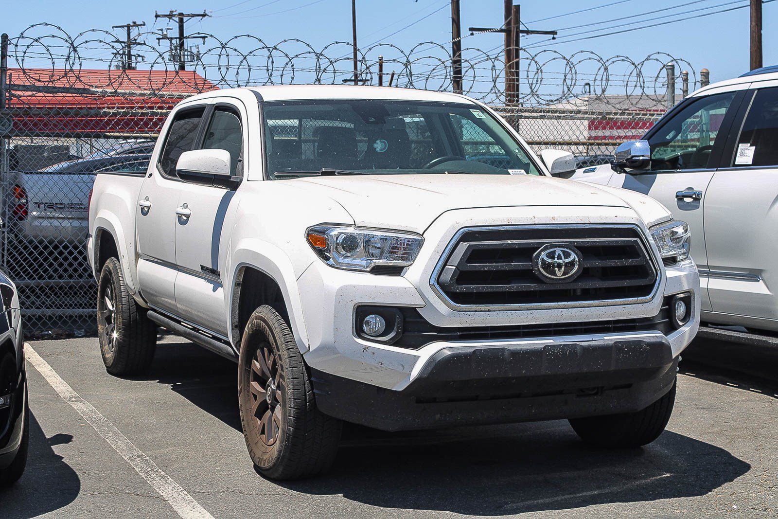 Used 2021 Super White Toyota SR5 image 3
