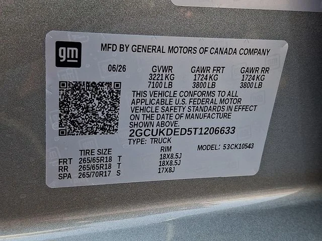 New 2026 Gray Chevrolet LT image 21