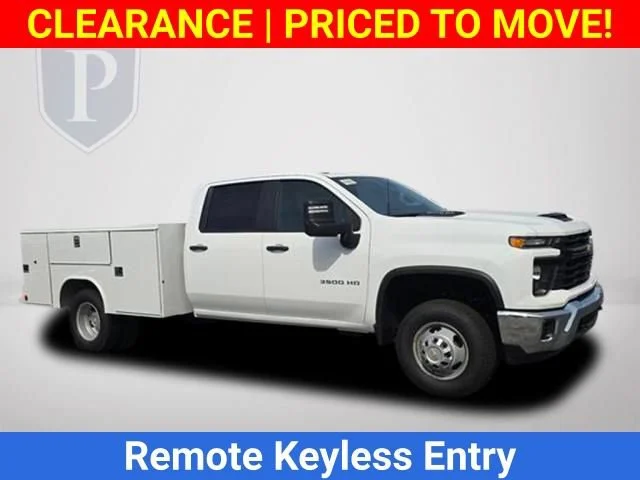 New 2025 Summit White Chevrolet Work Truck image 2