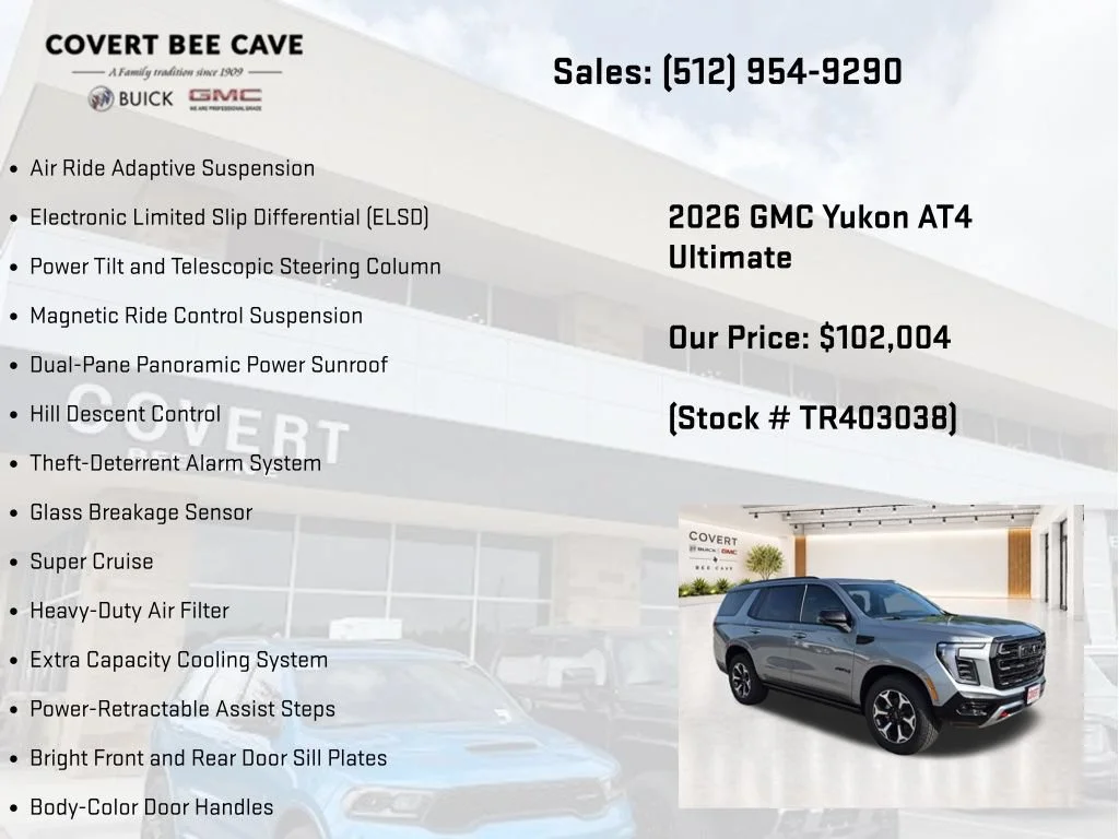 New 2026 GMC Yukon AT4 Ultimate, photo 31