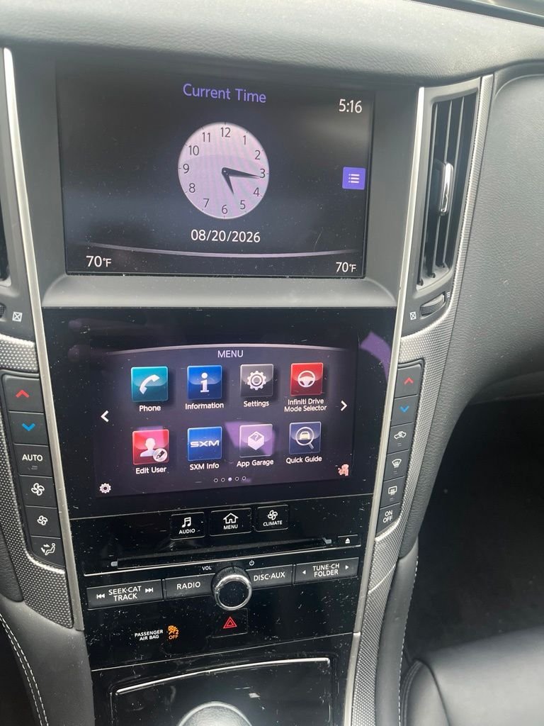 Used 2015 Black Obsidian INFINITI Base image 2