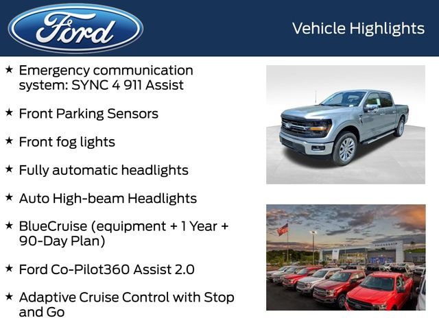 New 2026 Iconic Silver Metallic Ford XLT image 12