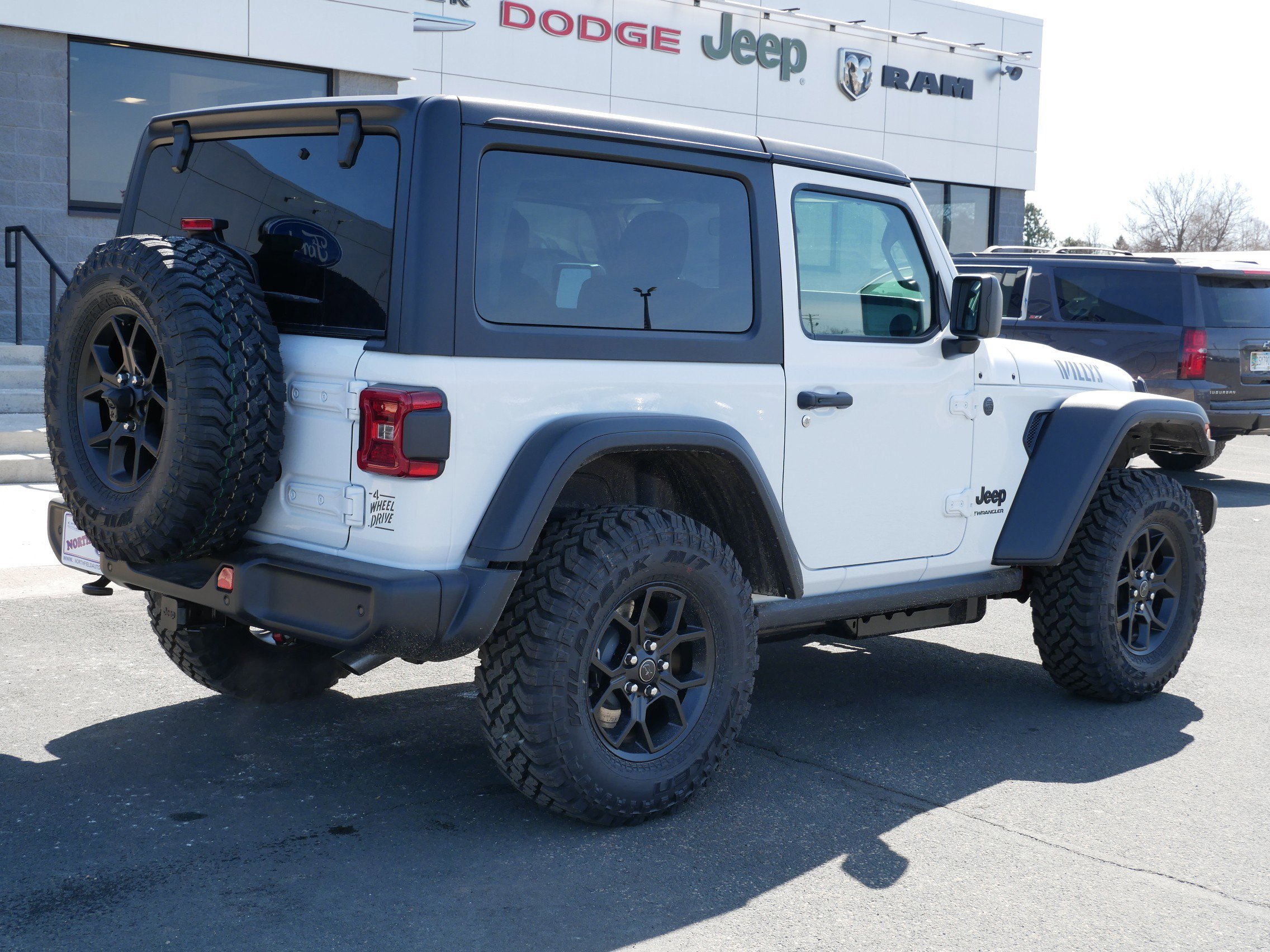 New 2026 Bright White Clear-Coat Exterior Paint Jeep Willys image 8