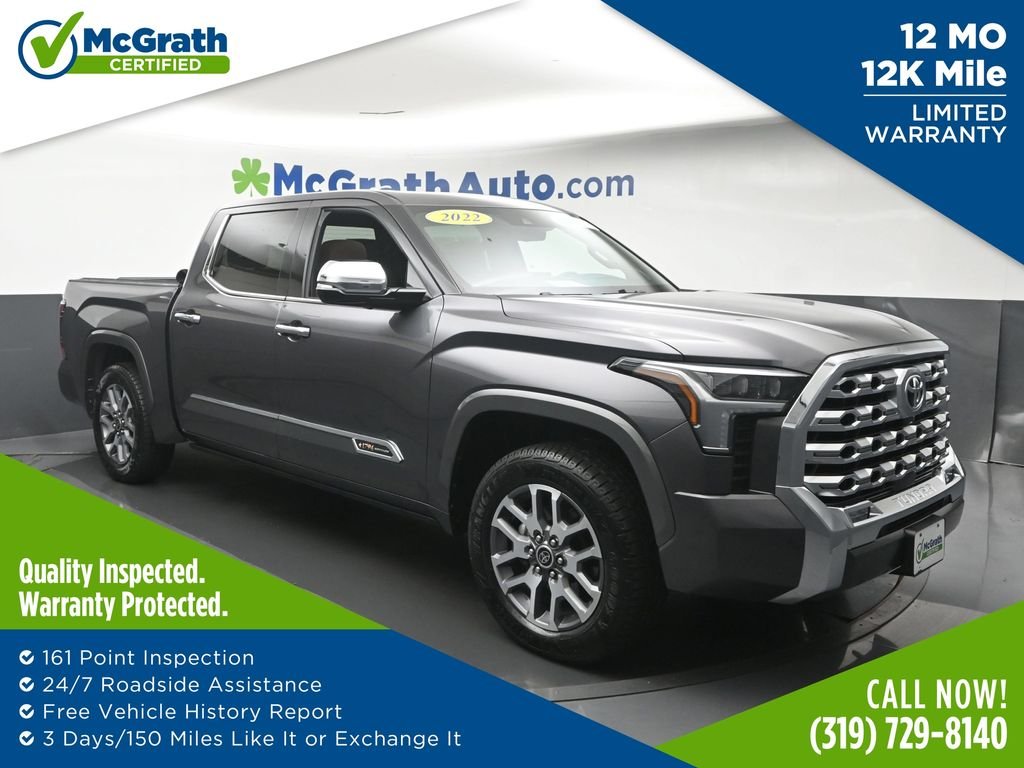 Pre-Owned 2022 Toyota Tundra 1794 4D CrewMax in Cedar Rapids