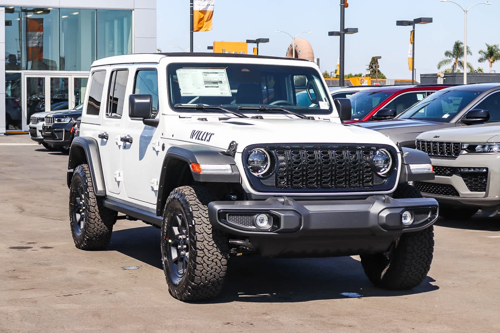 New 2027 Bright White Clear-Coat Exterior Paint Jeep Willys image 3
