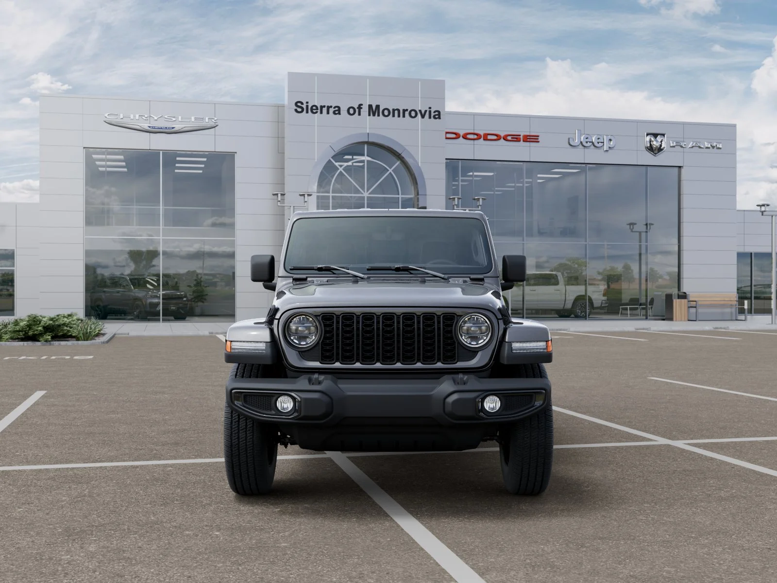 New 2026 Granite Crystal Metallic Clear-Coat Exterior Paint Jeep Sport S image 32