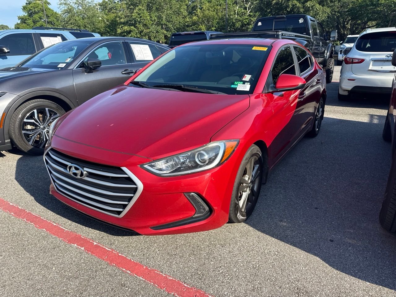 Used 2017 Red Hyundai Value Edition image 2