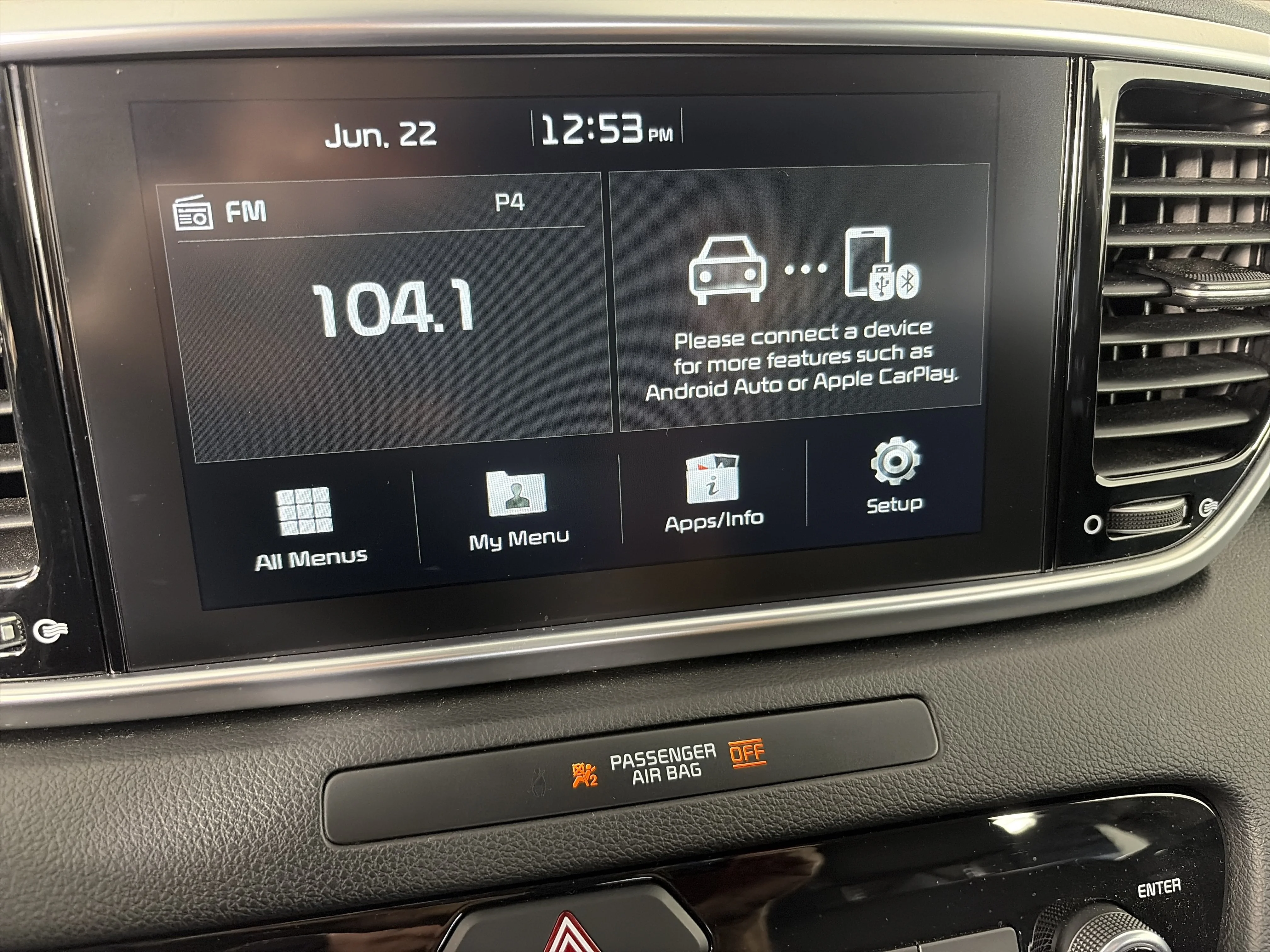 Used 2022 Pacific Blue Kia EX image 21