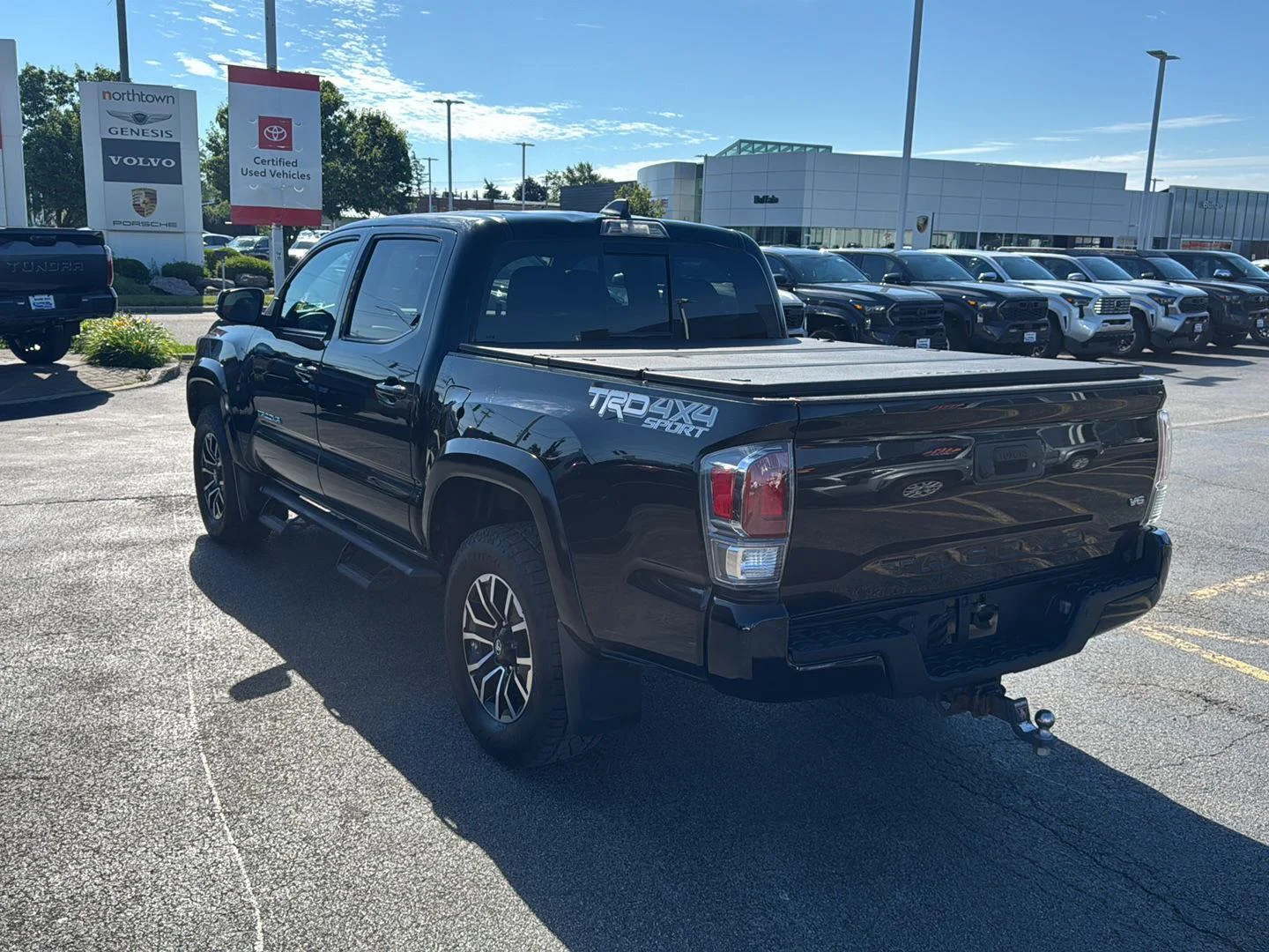 Used 2022 Midnight Black Metallic Toyota TRD Sport image 4