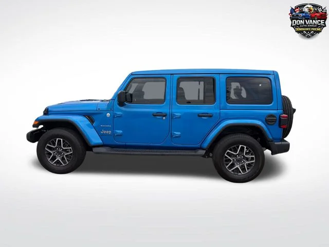 Used 2024 Blue Jeep Sahara image 2