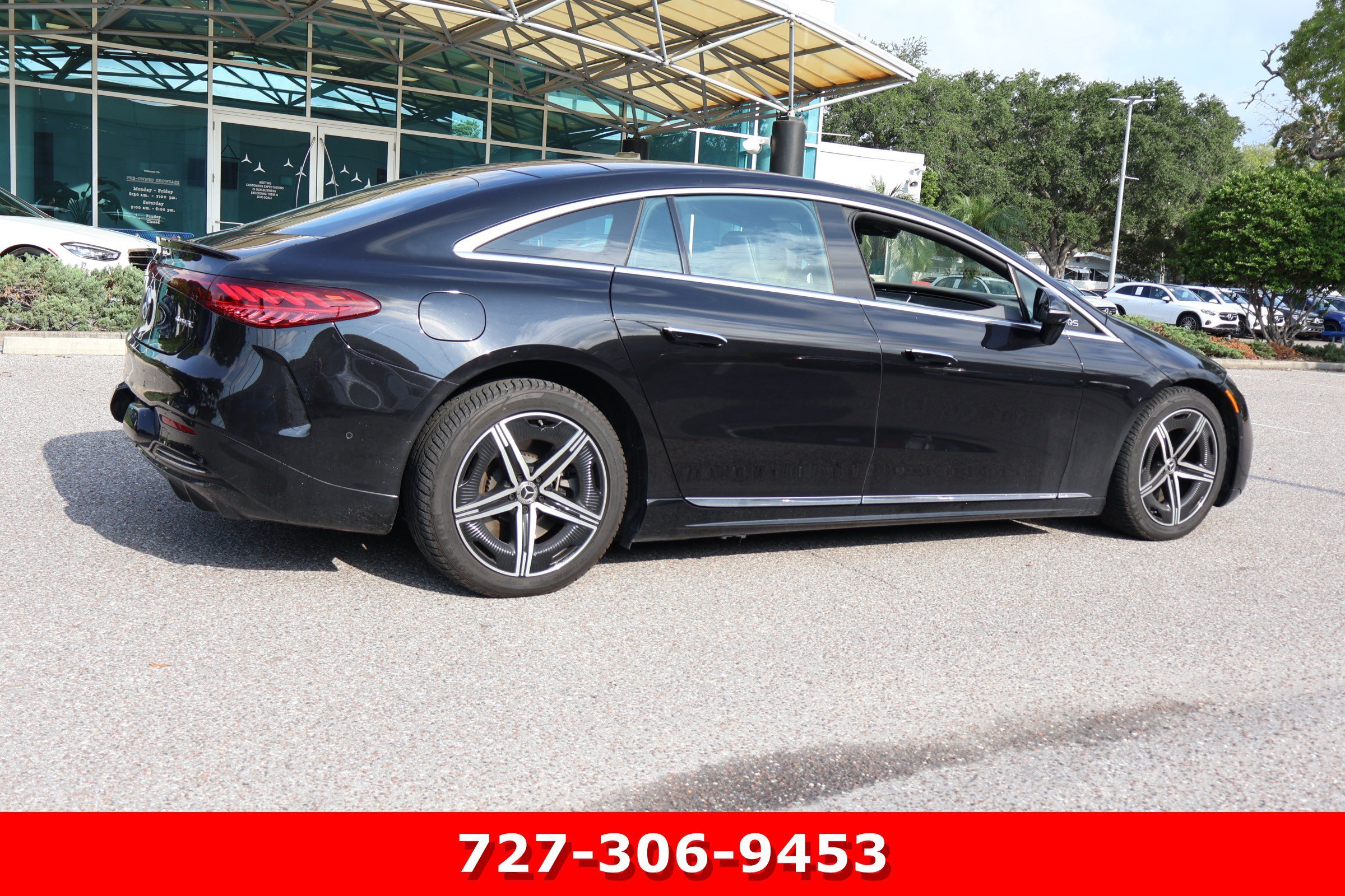 Certified Used 2023 Obsidian Black Metallic Mercedes-Benz EQS 450 image 10