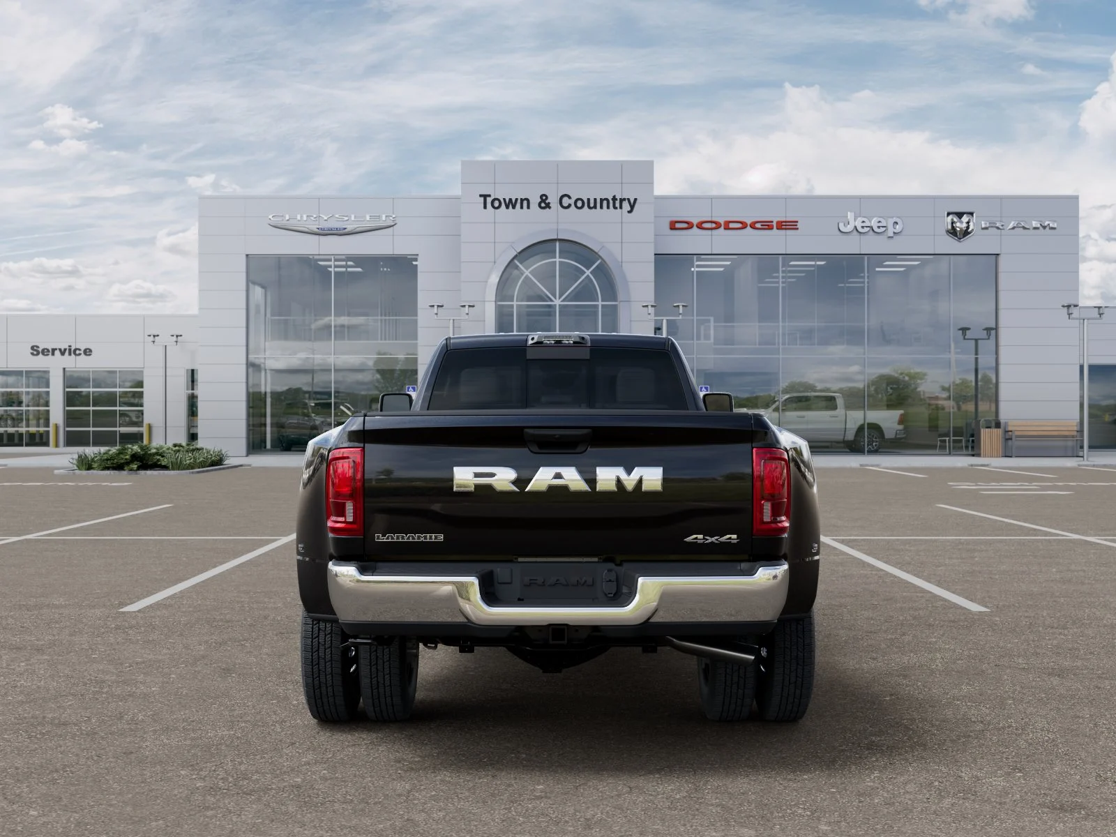 New 2026 Diamond Black Crystal Pearl-Coat Exterior Paint RAM Laramie image 33