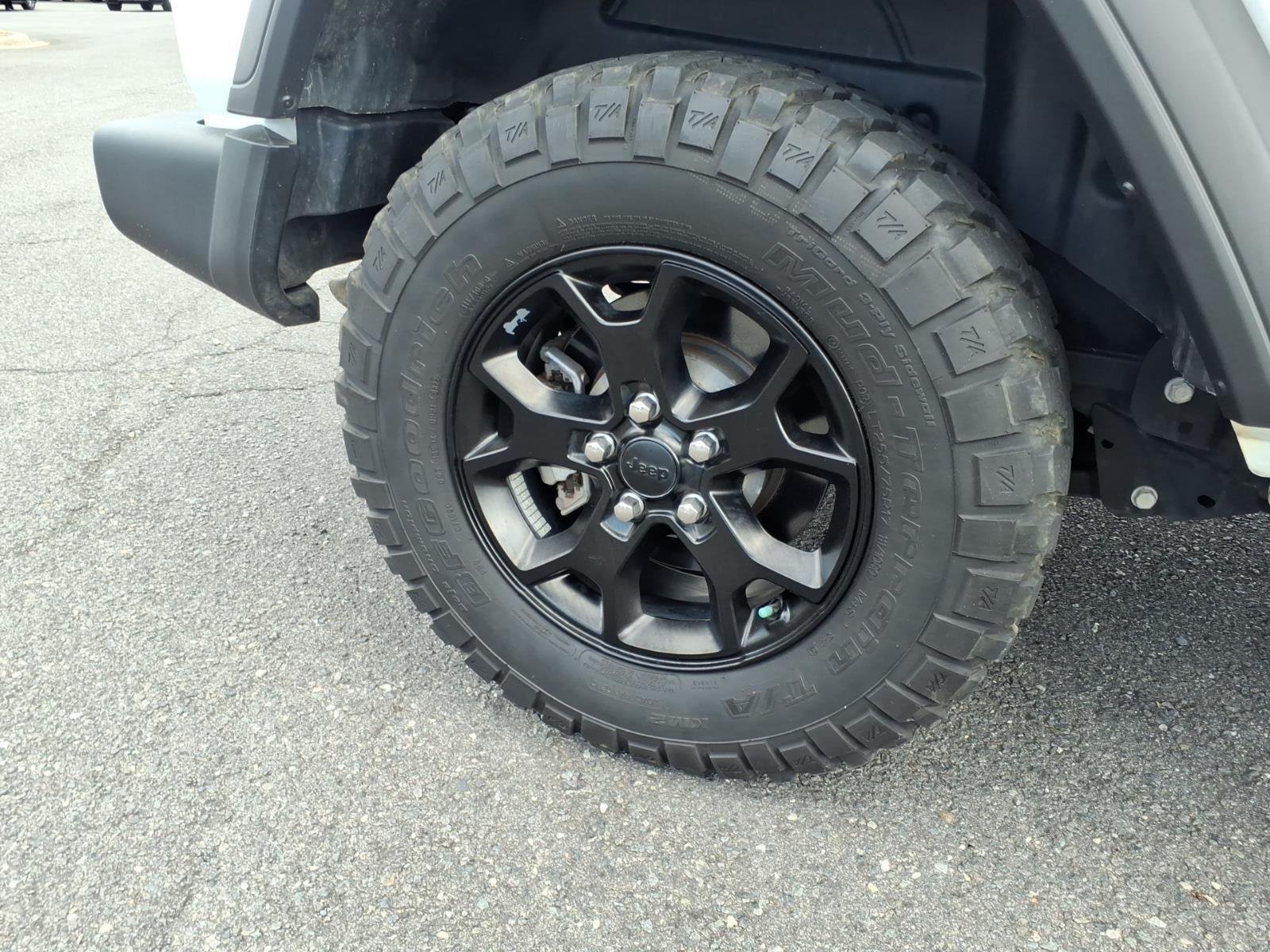 Used 2022 Bright White Clearcoat Jeep Unlimited Willys Sport image 11