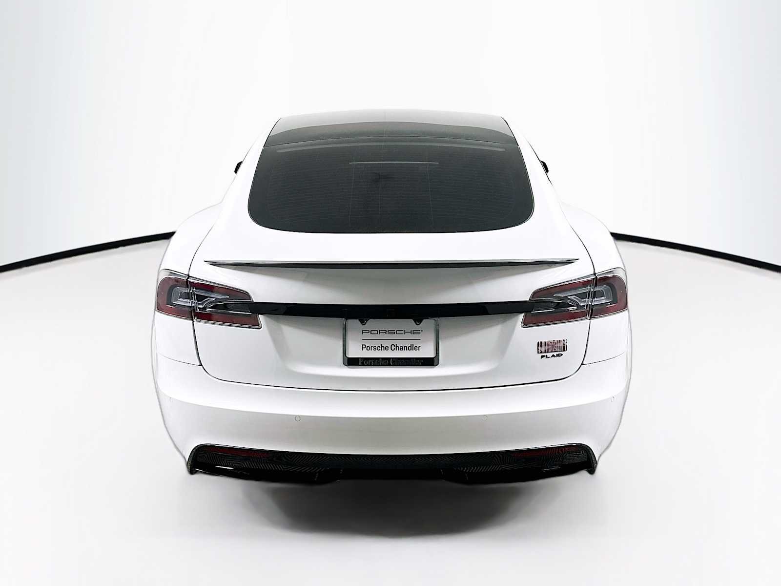 Used 2021 Pearl White Multi-Coat Tesla Plaid image 10