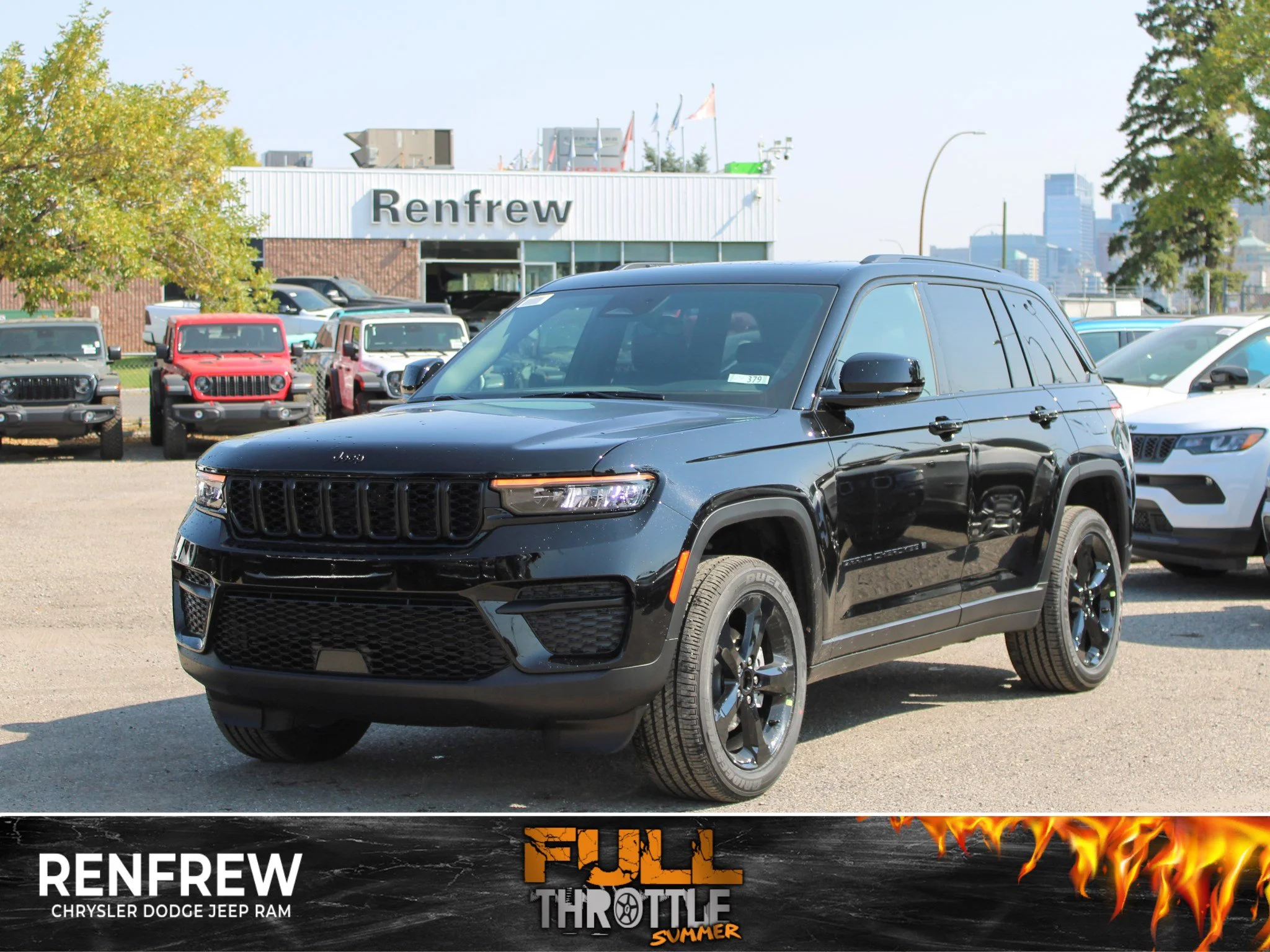 New 2025 Black Jeep Altitude* 4x4, Sunroof, Trailer Tow Pkg, Heated Leather image 1