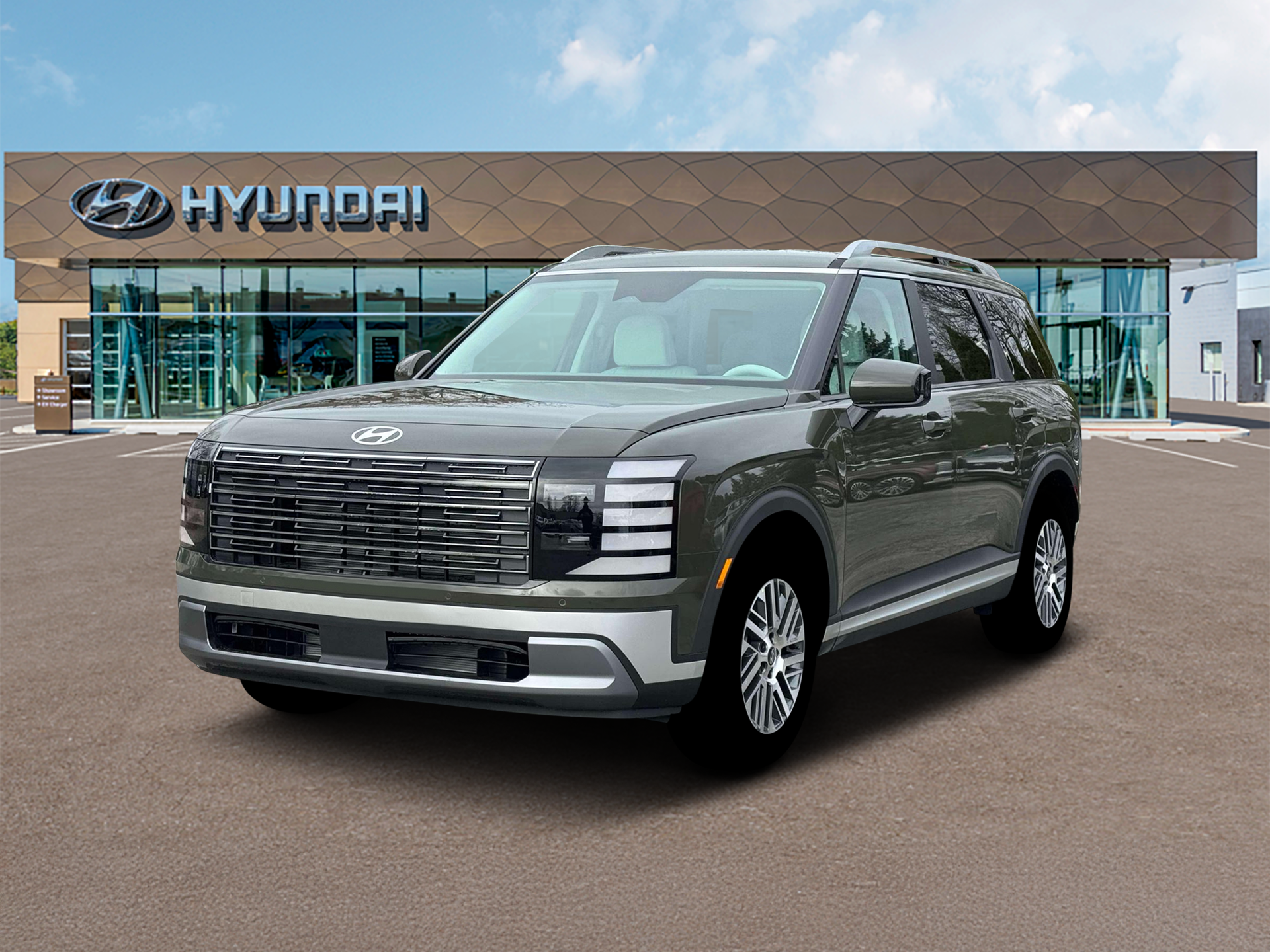 New 2026 Titan Green Hyundai SEL AWD image 1