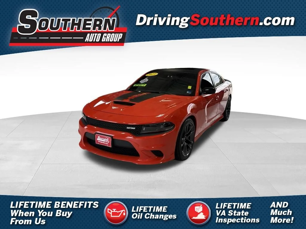 Used 2023 Orange Dodge R/T image 1