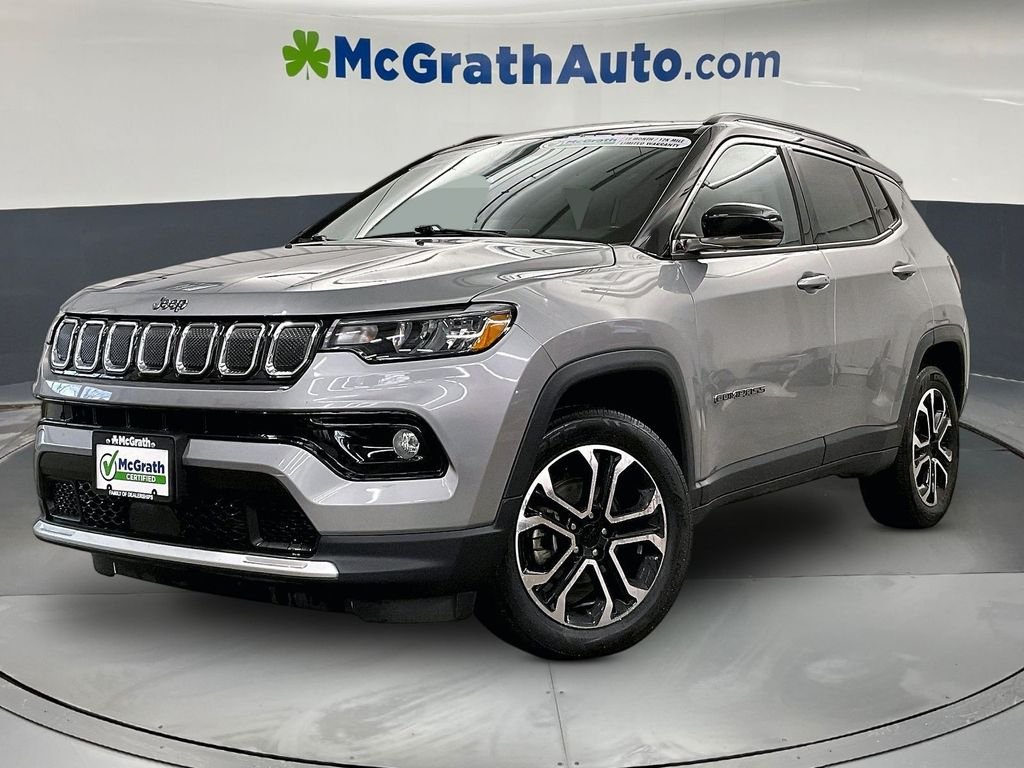 Used 2022 Silver Jeep Limited image 2