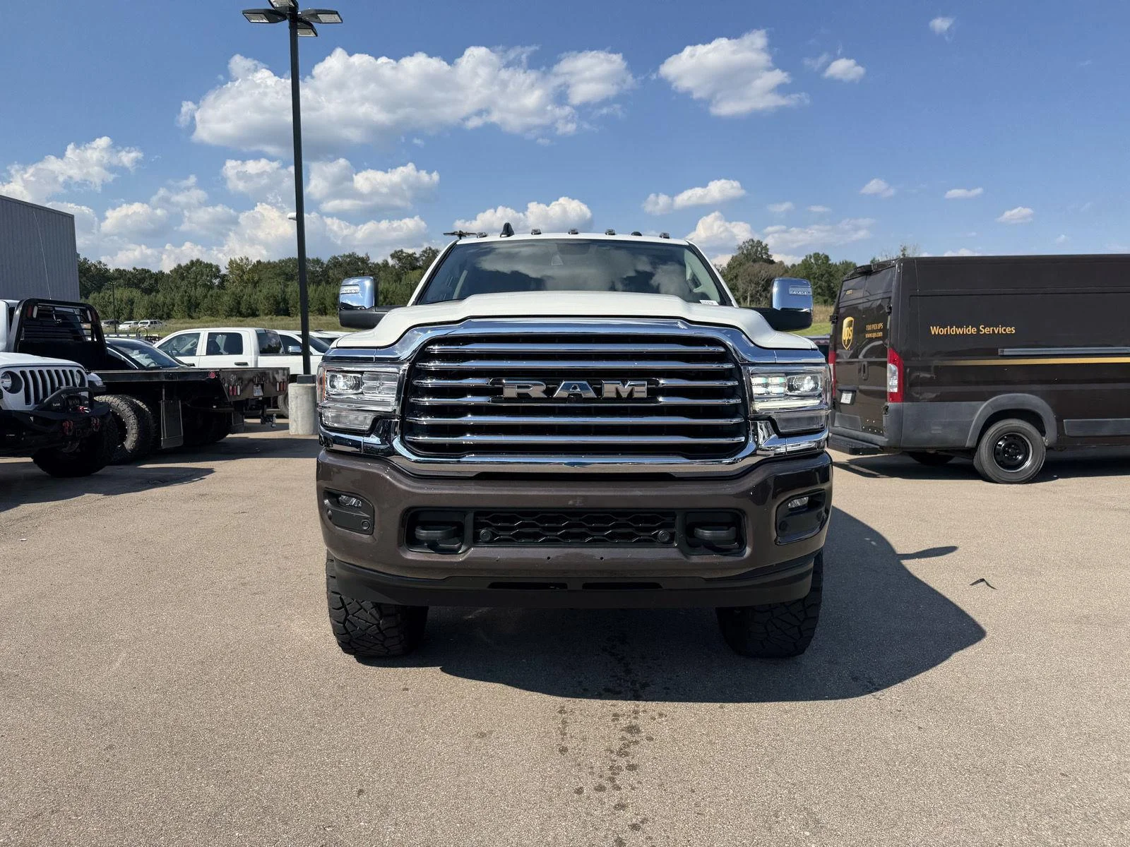 Used 2023 Pearl White Ram Longhorn image 2
