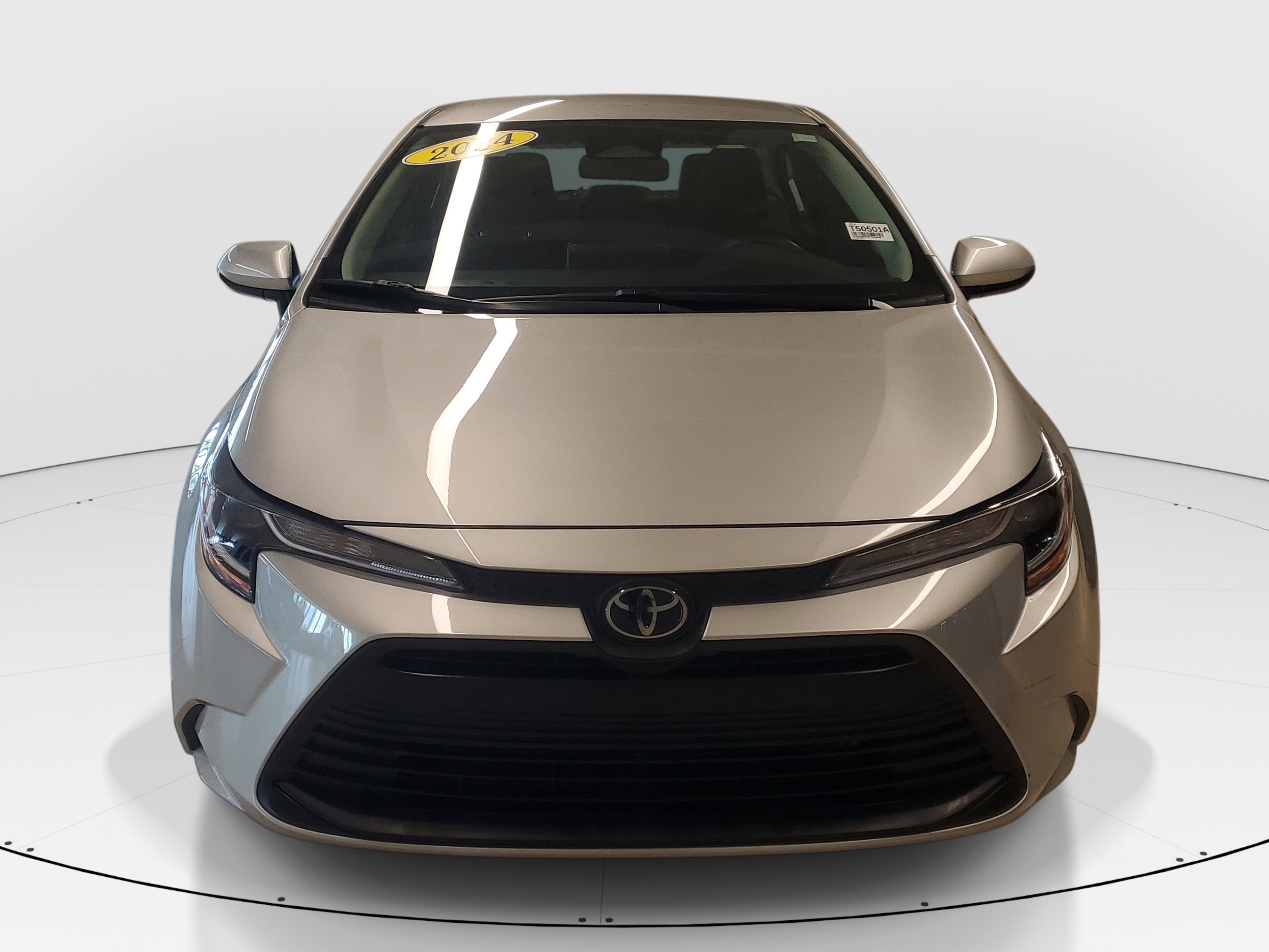 Certified Used 2024 Classic Silver Metallic Toyota LE image 2
