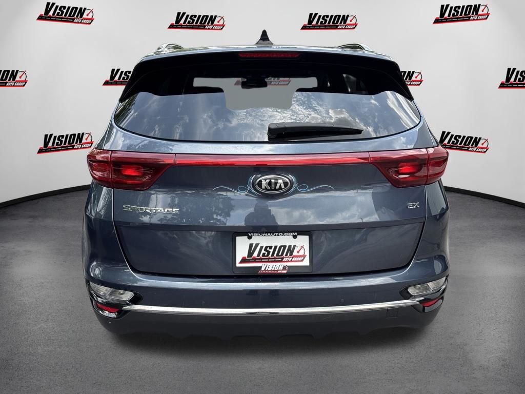 Used 2020 Blue Kia EX image 7