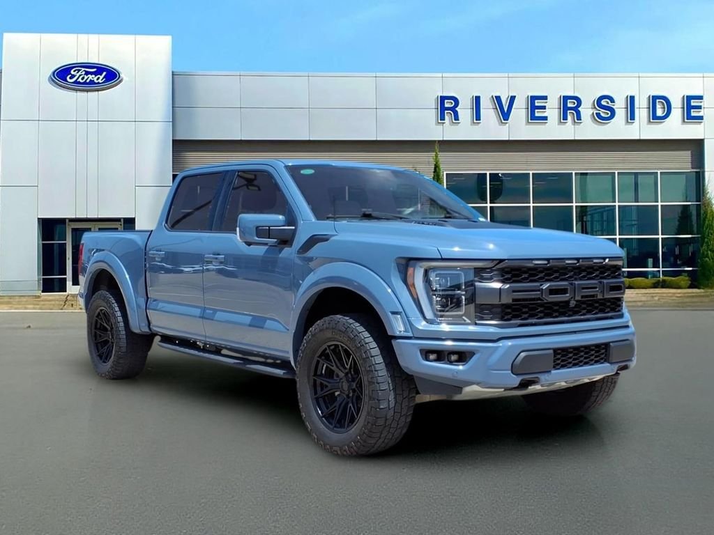 Used 2023 Azure Gray Metallic Ford Raptor image 1