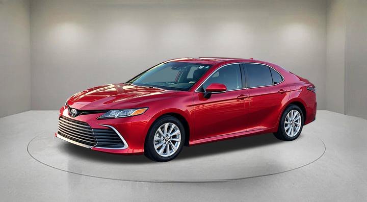 Used 2023 Red Toyota LE image 2