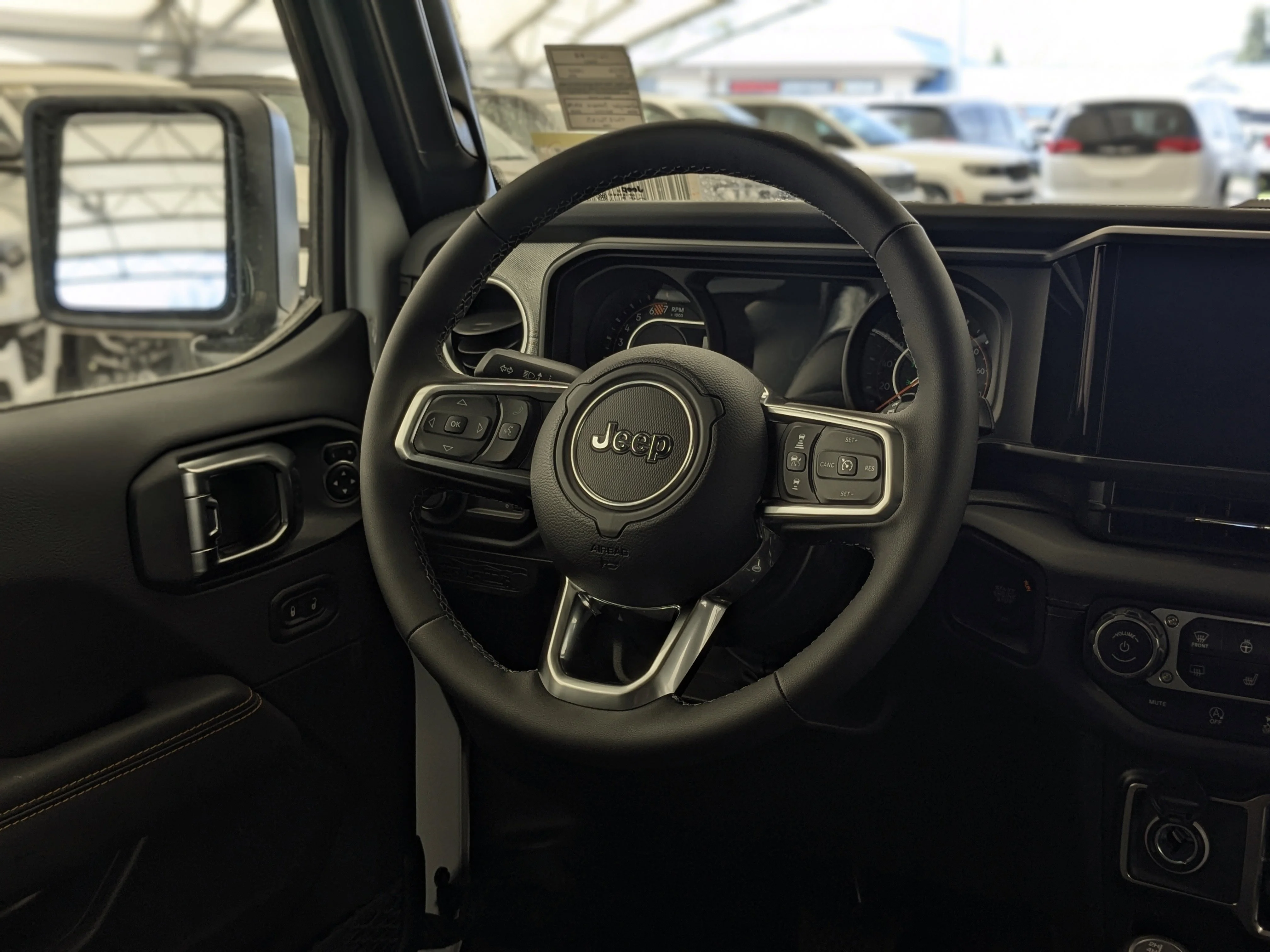 New 2026 White Jeep Sahara - - Body-Color Top - Side Steps - 2.0L Turbo - Remote Start & tons more! image 14