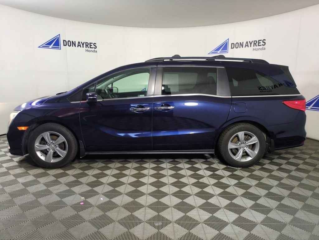 Used 2018 Obsidian Blue Pearl Honda EX image 2
