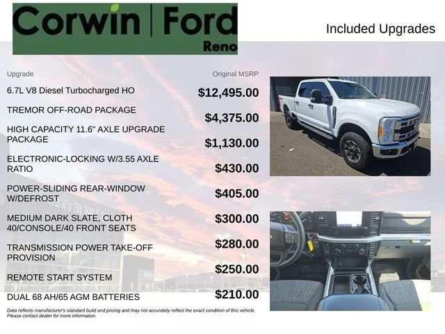Used 2023 Oxford White Ford XLT image 3