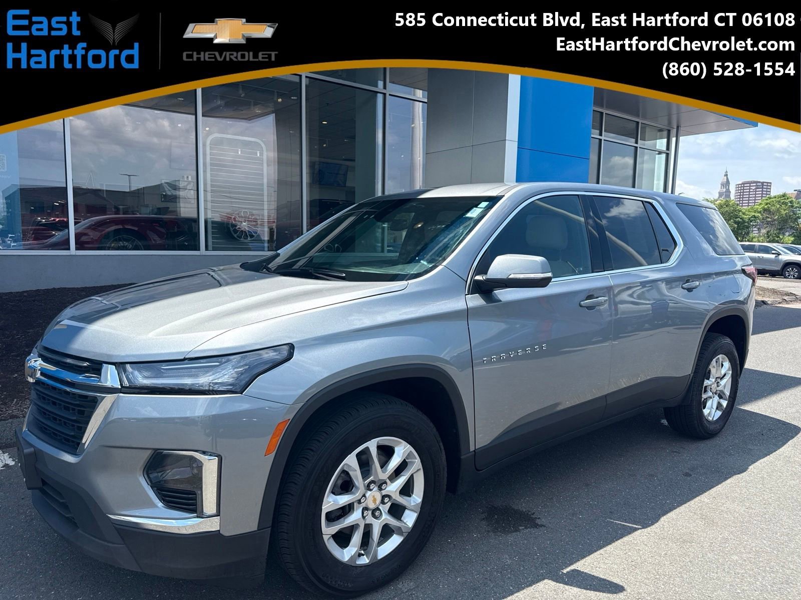 Used 2023 Sterling Gray Metallic Chevrolet LS image 1