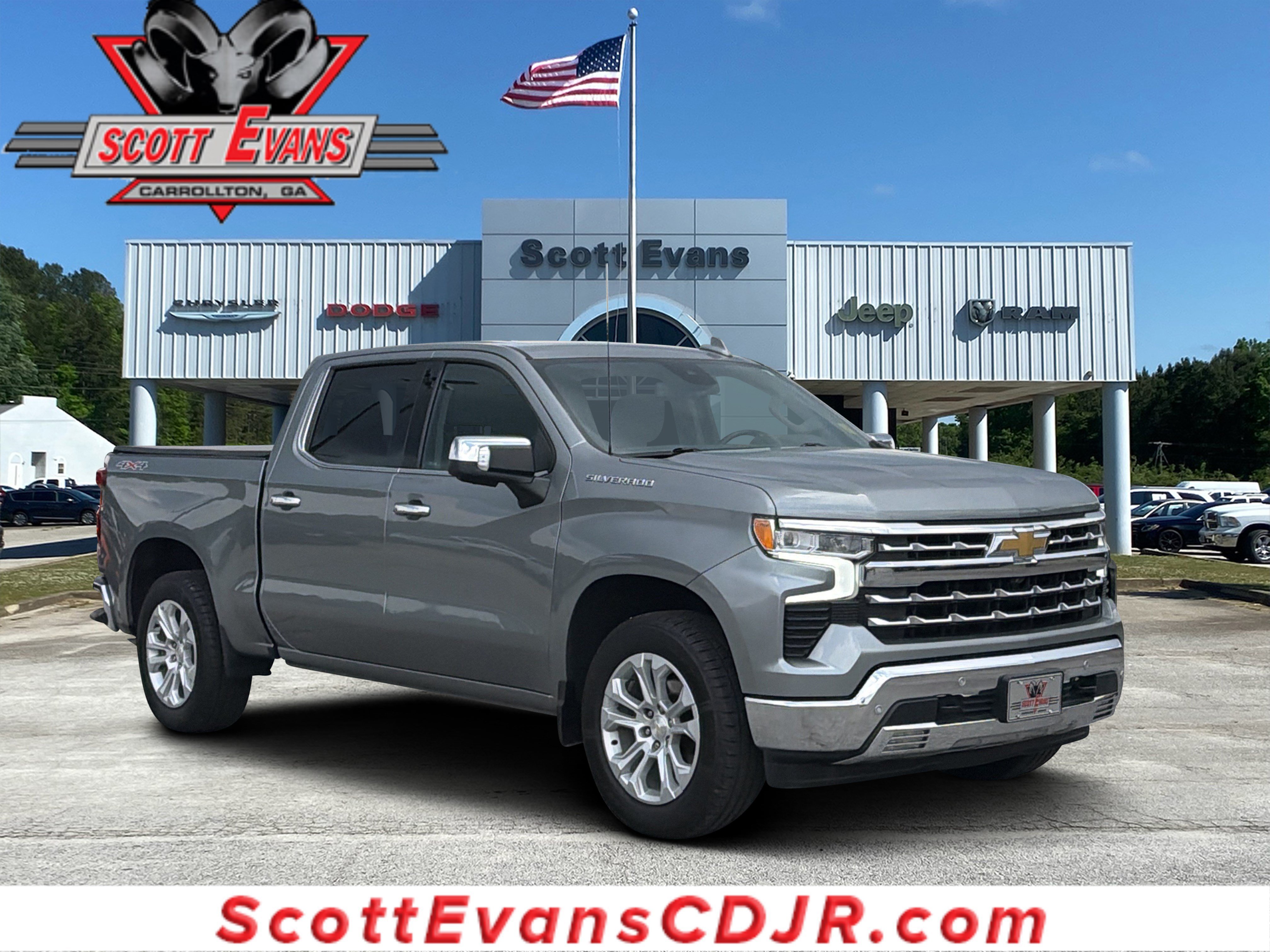 Used 2023 Sterling Gray Metallic Chevrolet LTZ image 1