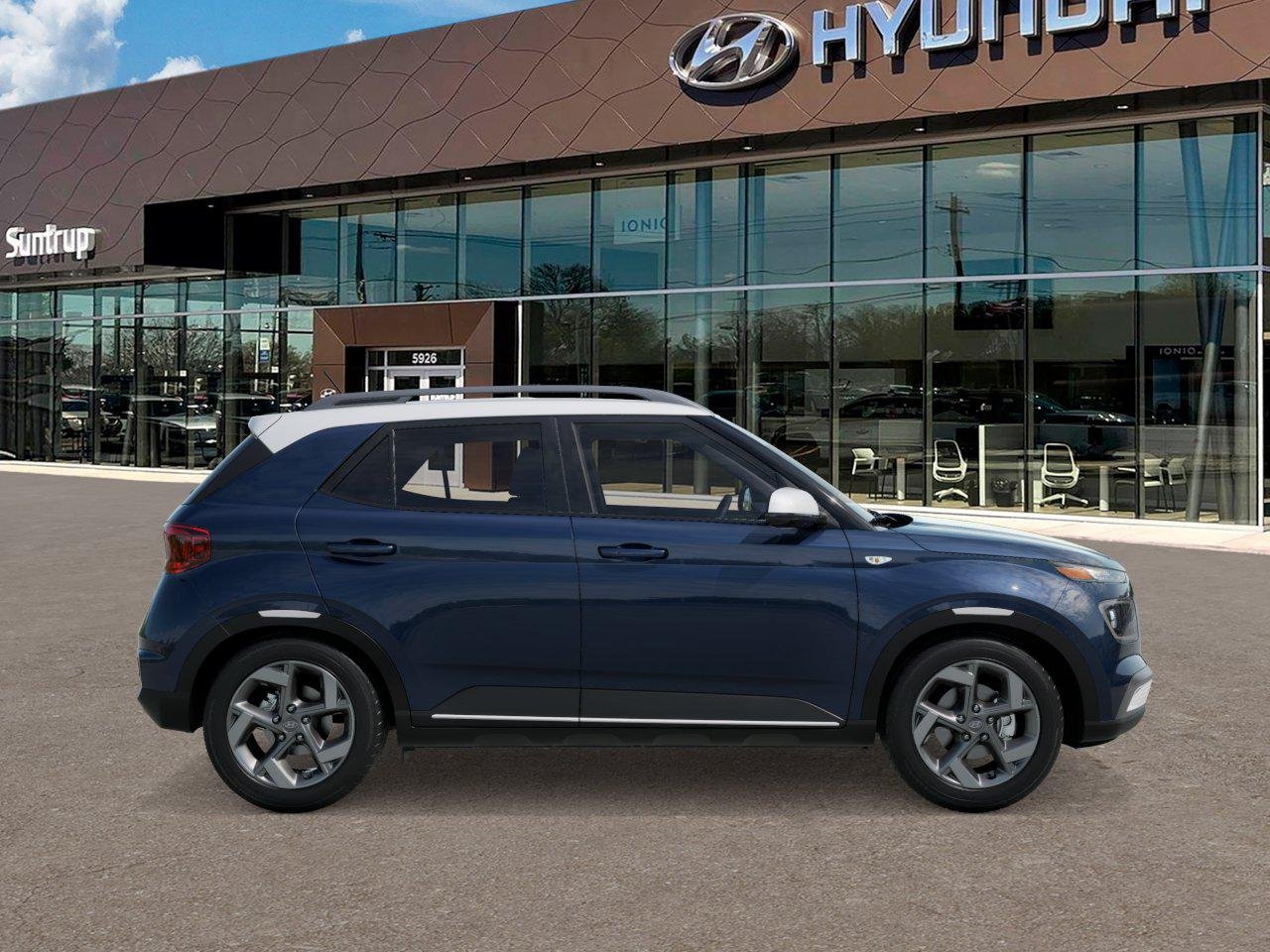New 2026 Denim w/White Roof Hyundai SEL w/Two-Tone Roof image 7