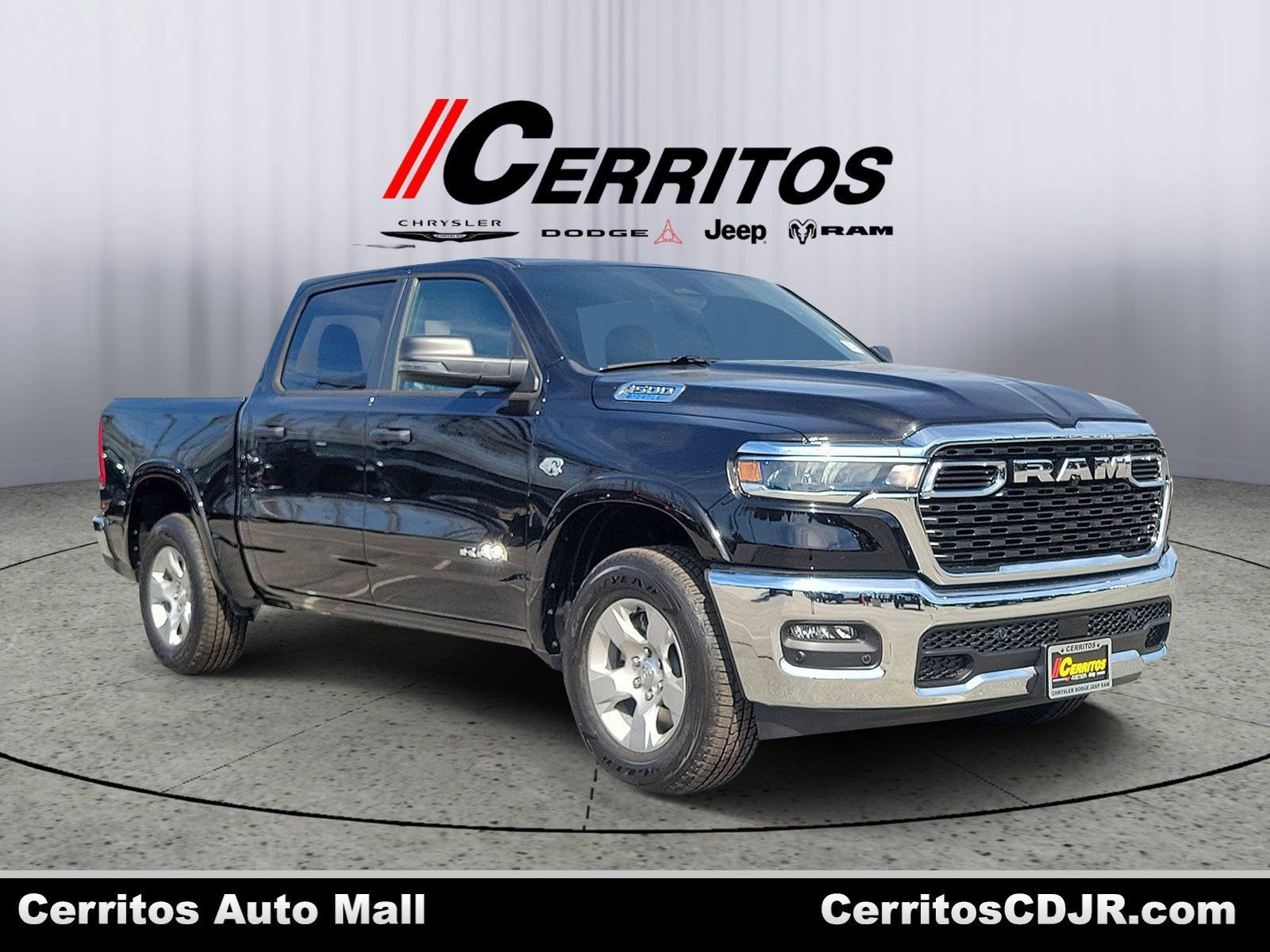 New 2026 Diamond Black Crystal Pearl-Coat Exterior Paint RAM Big Horn/Lone Star image 1
