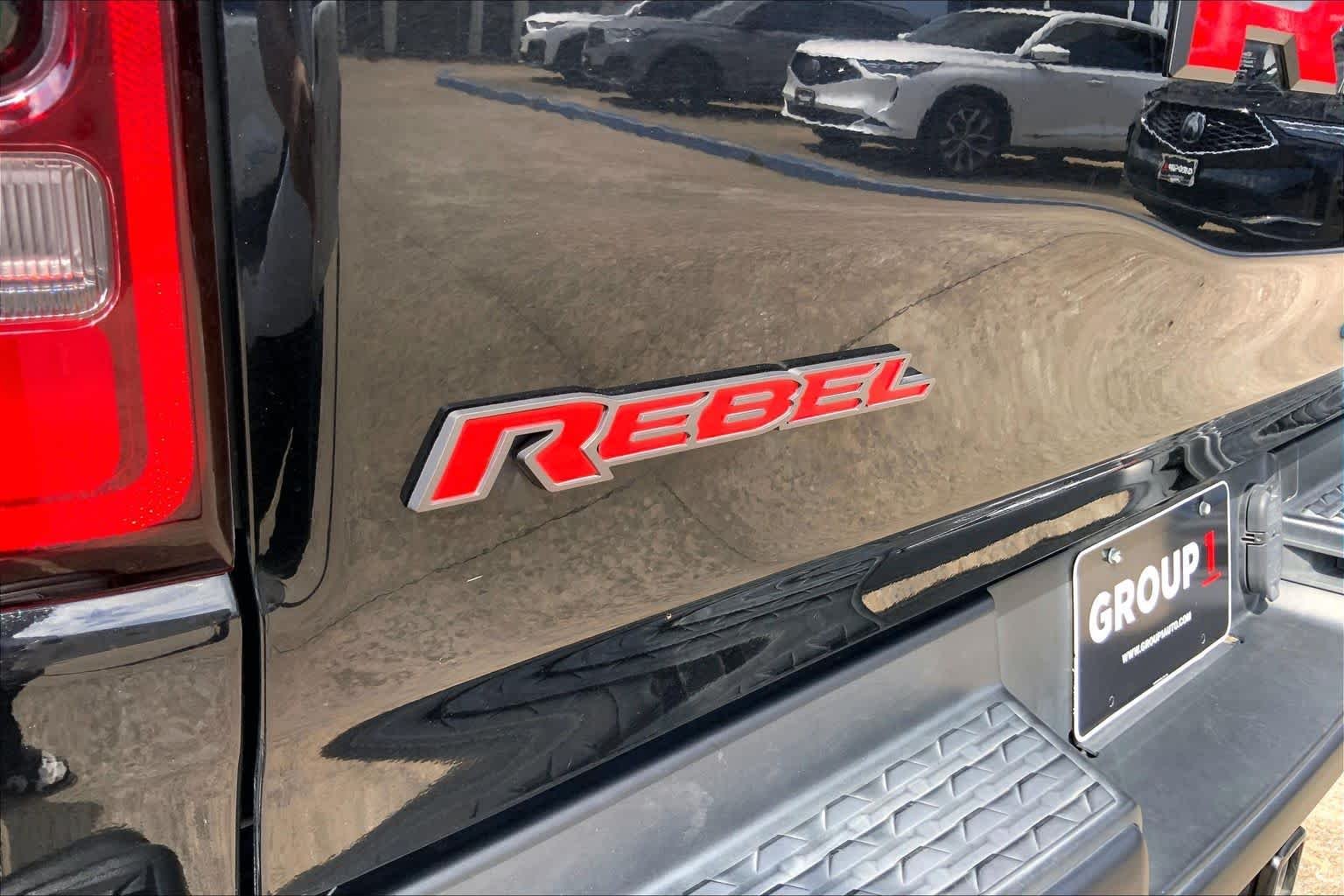 Used 2020 Diamond Black Crystal Pearlcoat Ram Rebel image 29