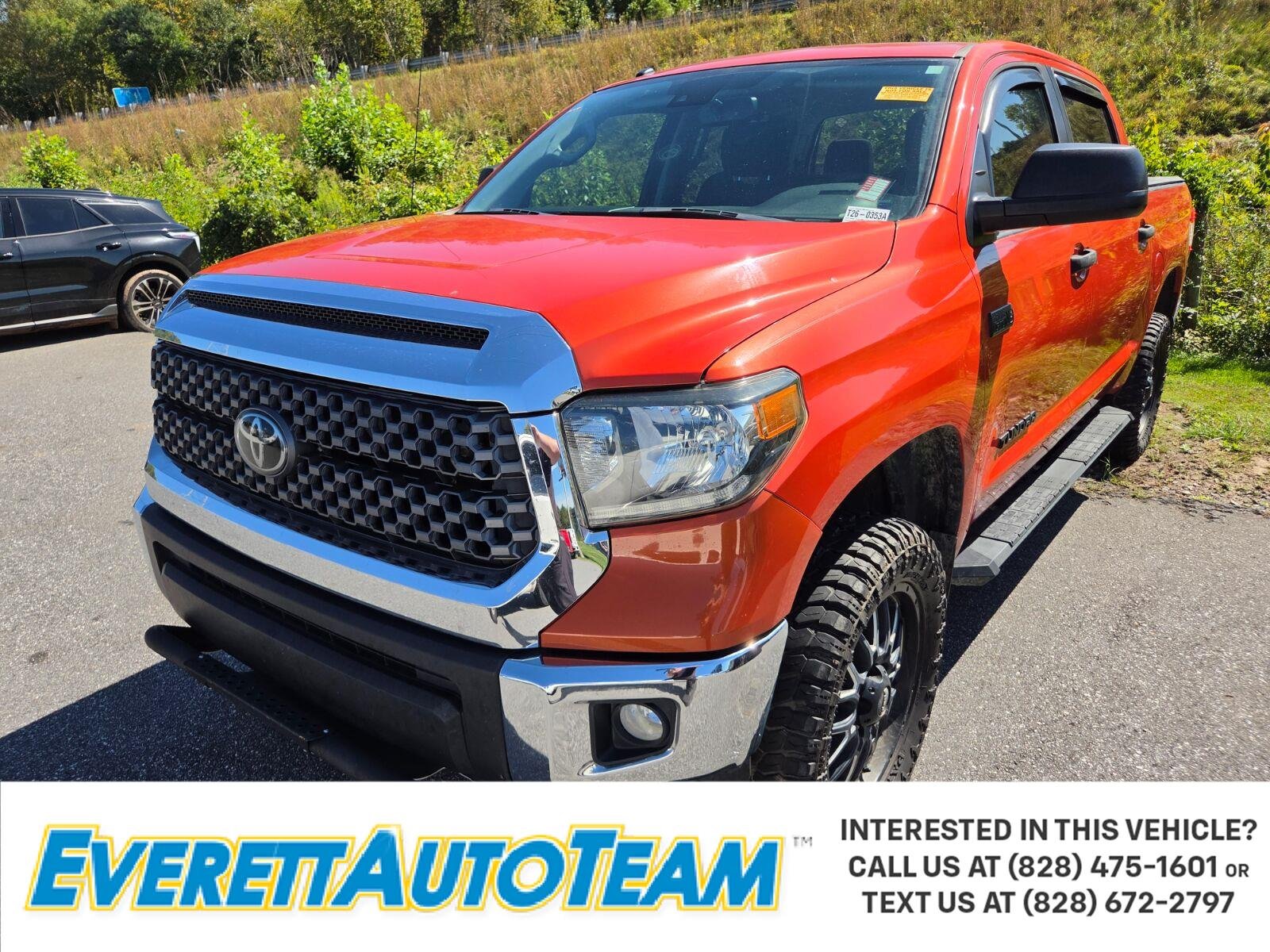 Used 2018 Orange Toyota SR5 image 1