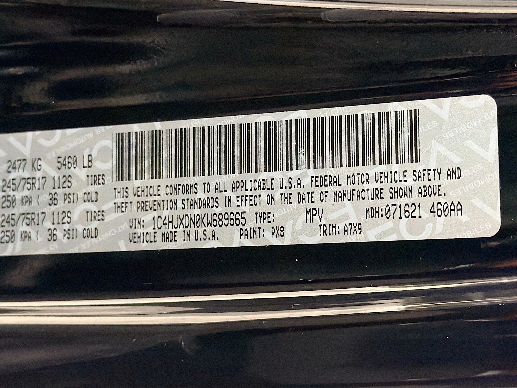 Used 2019 Black Clearcoat Jeep Sport S image 42