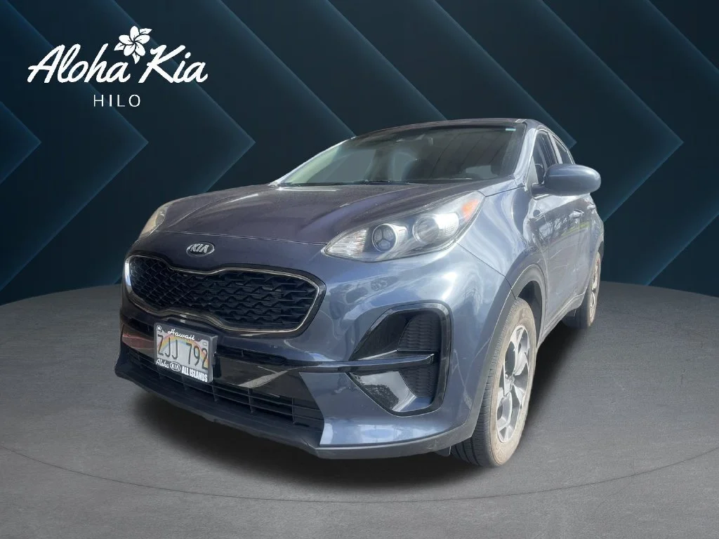 Used 2020 Blue Kia LX image 1