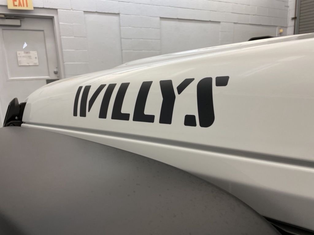 New 2026 Bright White Clear-Coat Exterior Paint Jeep Willys image 9