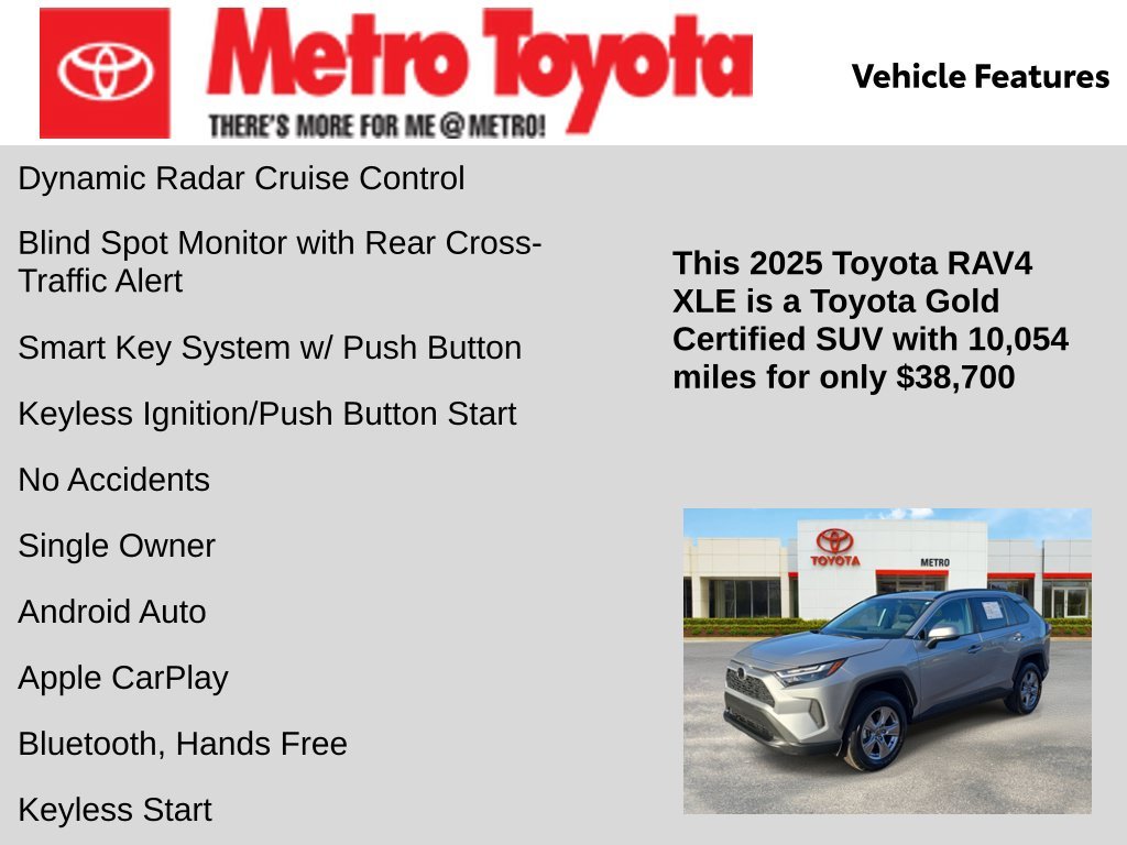 Certified Used 2025 Silver Toyota XLE image 11