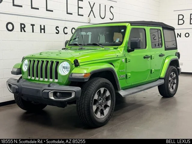 Used 2018 Green Jeep Unlimited Sahara image 9