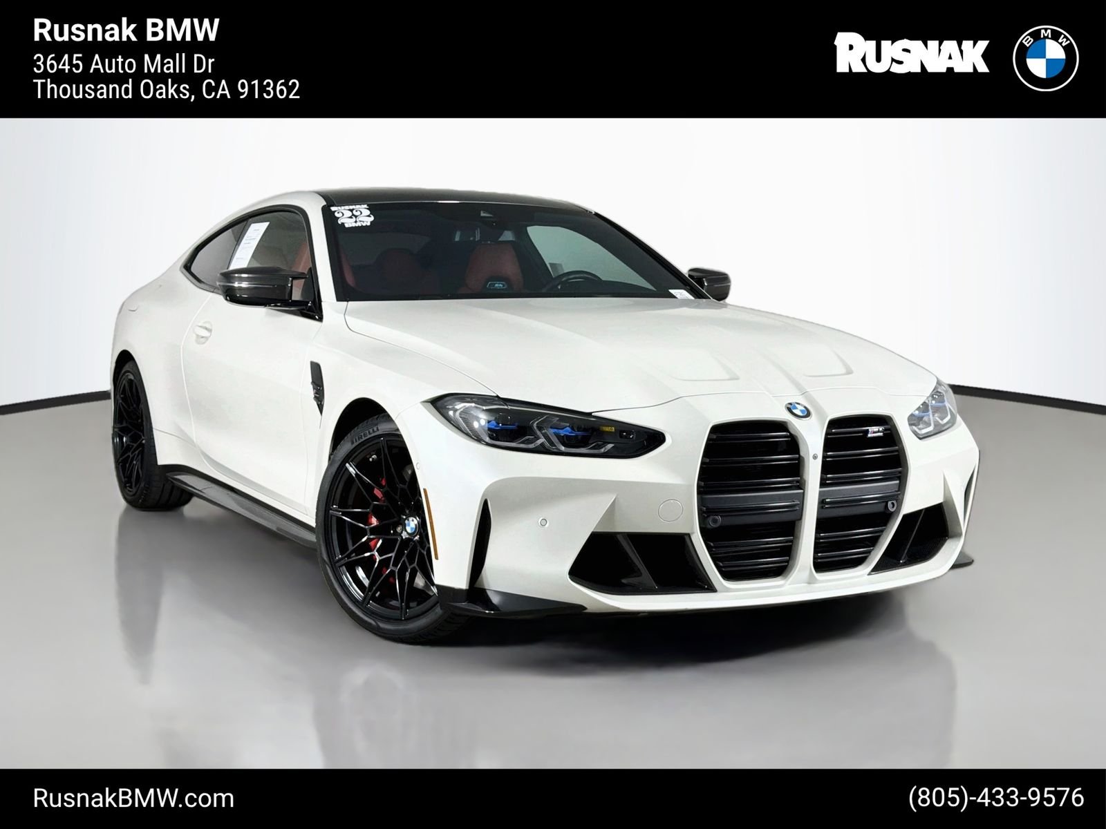 Used 2022 Frozen Brilliant White Met BMW Competition image 1