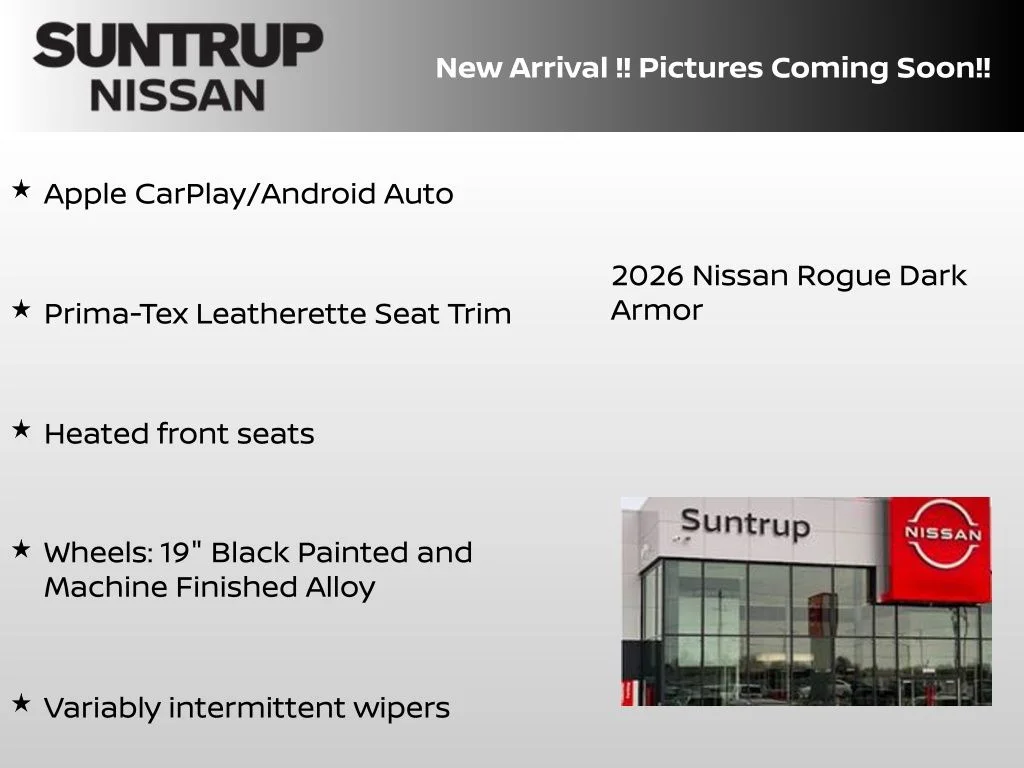 New 2026 Black Nissan Dark Armor image 8