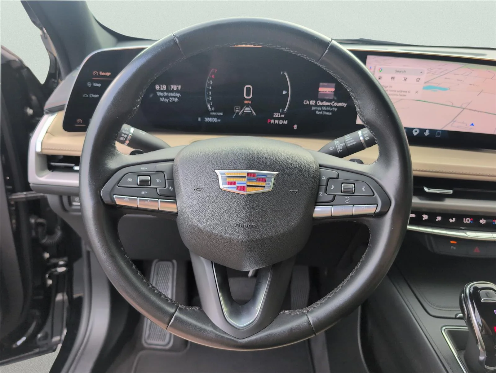 Used 2025 Stellar Black Metallic Cadillac FWD Premium Luxury image 24